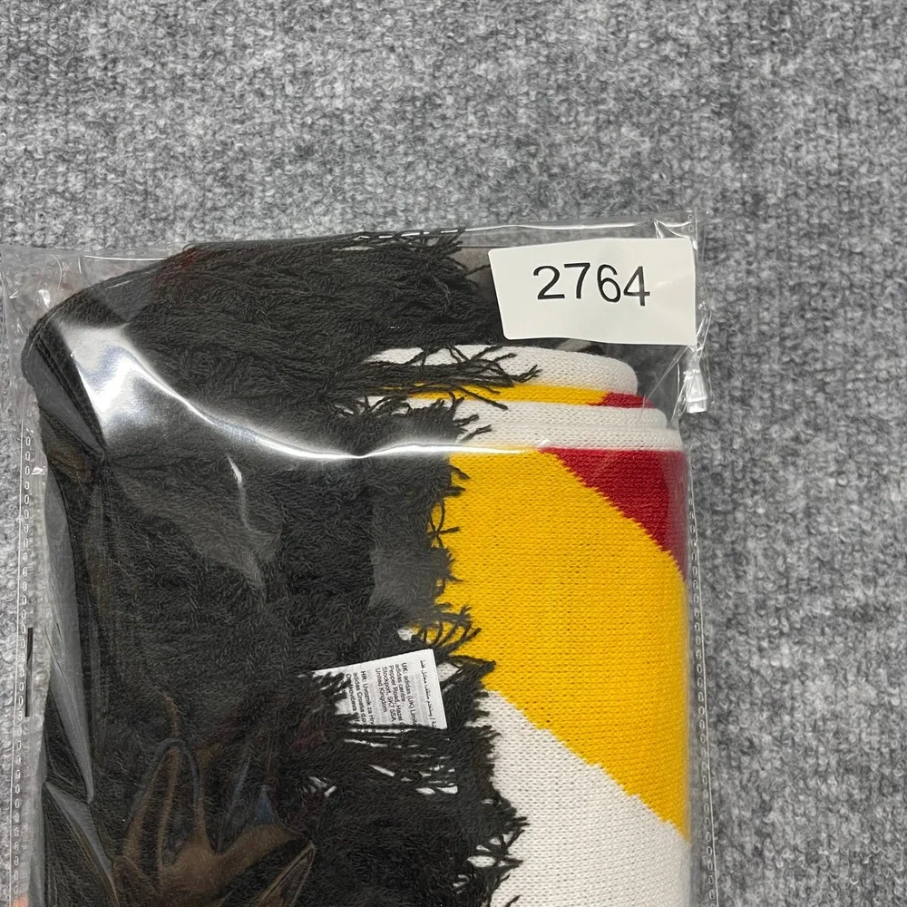 Adidas Germany DFB Scarf White Black Red Yellow Soccer Fan Gear KC6688 NEW